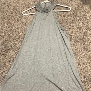 Grey dress (has a sparkly sheen to it)